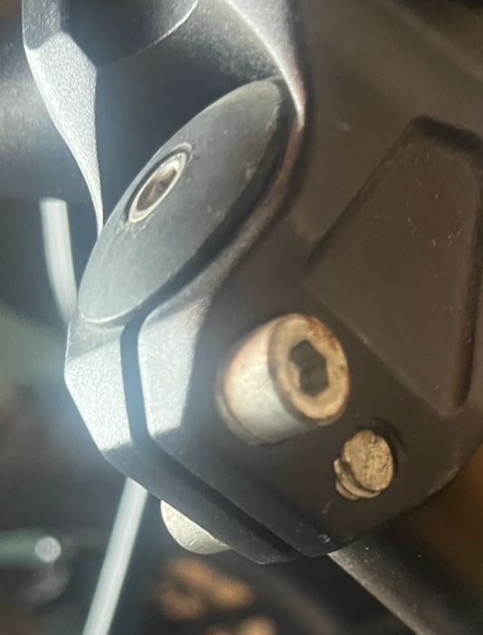 RadRunner Steerer Clamp Titanium Bolts (2pcs)